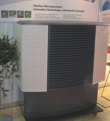 Danfoss-Wärmepumpe schön und innovativ
