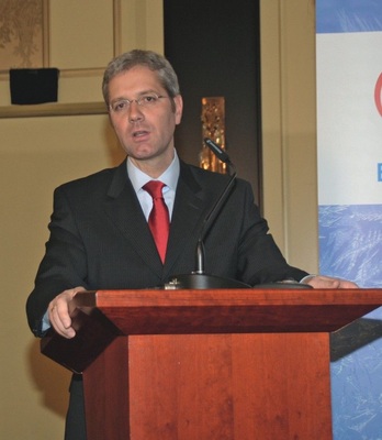 Bundesumweltminister Dr. Norbert Röttgen bei der Preisverleihung
