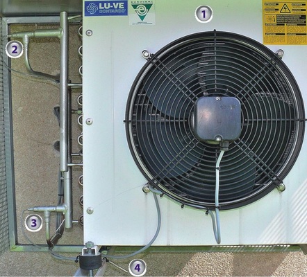 Bild 3: Luftkühler auf der Hochdruckseite
