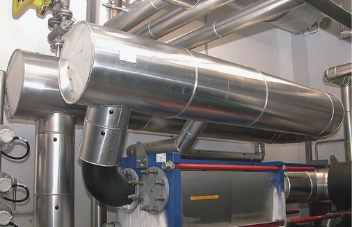 Der eingebaute U-Rohr-Flüssigkeitsabscheider mit Isolation

