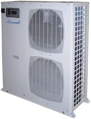 Airwell stellte die DCI Inverter Wärmepumpe vor, die sich durch hohe 
Effizienz auszeichnet und sowohl als reversible Version als auch nur zum 
Heizen erhältlich ist
