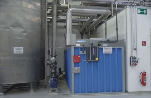 Der Eisspeicher ist ­optimal für Agrano und den hohen, häufig in Spitzen 
anfallenden Kältebedarf des Unternehmens
