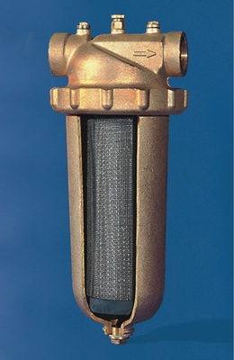 Filter zum Abscheiden, von im Heizungswasser gelösten Feststoffen

