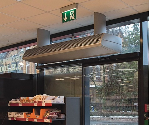 Die gewonnene Abwärme wird zum Heizen sowie für den Türluftschleier 
genutzt. Das schont die Umwelt und spart bares Geld
