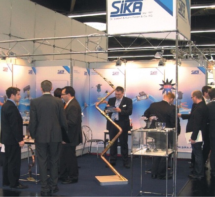Gut besucht: Sika mit neuem Messestand-Konzept
