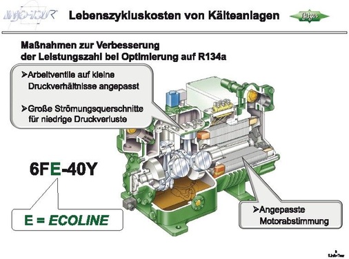 Verbesserung der Leistungszahl mit ECOLINE-Verdichtern
