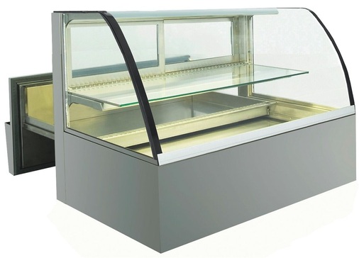 Einbauvitrine der Serie GreenLine Cake
