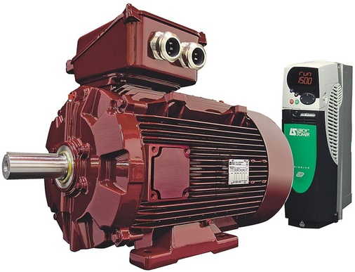 Motor der Baureihe LSRPM
