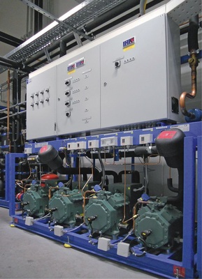 Normalkühlkreislauf der CO2-Hybridanlage im SPAR Murau mit dem neuem 
Kältemittel XP10
