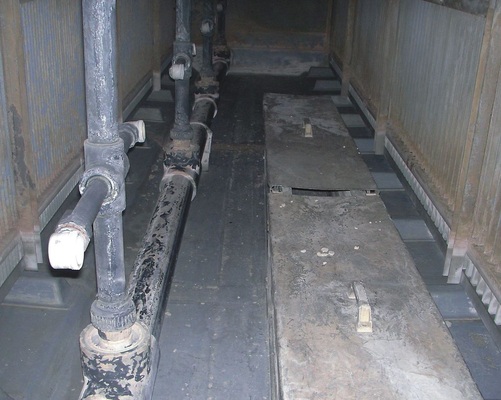 Verkalkte Befeuchterkammer
