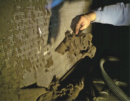 Reinigung einer verschmutzten Wärmerückgewinnung
