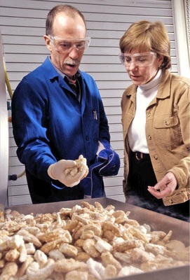 Im IQF-Verfahren gefrorene Meeresfrüchte.
