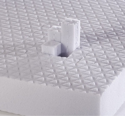 Durch die Perforierung in einem 2 x 2 cm-Raster können für die Kabel 
präzise Löcher aus den Platten getrennt werden. Auch lässt sich der 
Schaumstoff mit einem Cutter-Messer auf jede beliebige Form zuschneiden.
