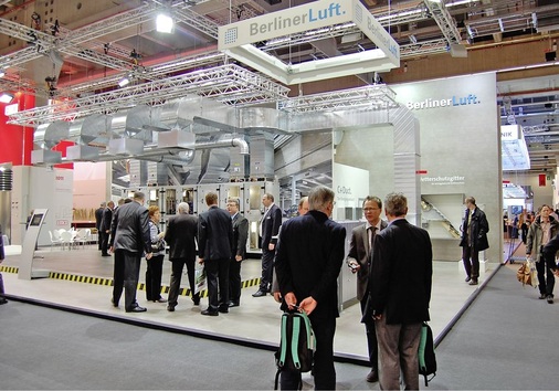 Mit einem deutlich größeren Stand als in der vergangenen Jahren 
präsentierte sich auch Berliner.Luft.
