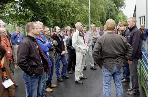Am späten Nachmittag des 2. Tages gewährte auch Menerga in Mülheim einen 
Einblick in ihre Produktion.

