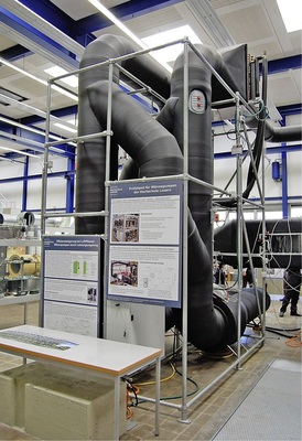 Der Prüfstand für Wärmepumpen an der HS Luzern.
