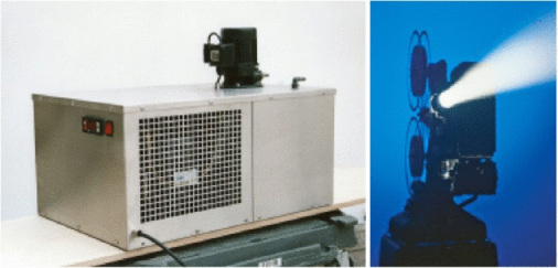 Projektorkühlung WT Typ 011 in seiner heutigen Form
