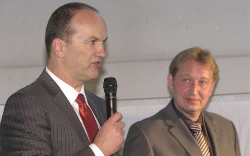 TEKO-Geschäftsführer Edgar Holzhäuser (l.) und Frank Lehmann
