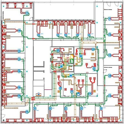 Bild 4: Grundriss mit Kanalnetz

