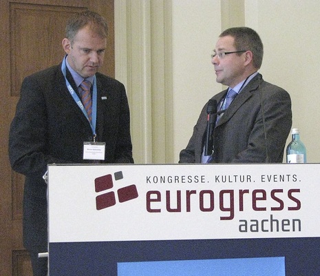 Lutz Boeck und Leiter der AA III Werner Hünemörder (l.)
