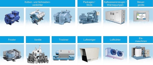 Das Produktspektrum der GEA Refrigeration Technologies reicht von einzelnen 
Komponenten, etwa Ventilen, bis hin zu Komplettanlagen wie Frostern für die 
Lebensmittelbranche.
