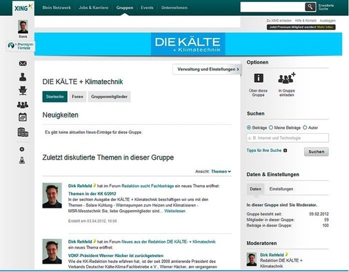 Informieren, austauschen und vernetzen: Dafür gibt es die Xing-Gruppe der 
Redaktion.
