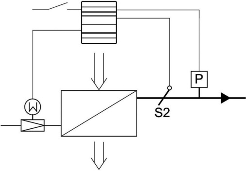 Schaltschema mit dem Regler EKD
