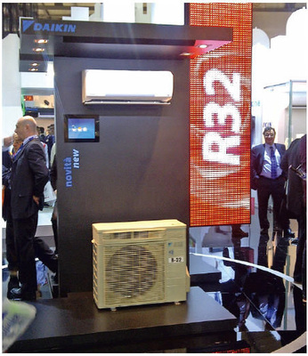 Daikin setzt auf das Kältemittel R 32.
