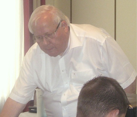 Kurt Kohr bei seiner Begrüßungsansprache
