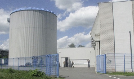 Die Zentrale der Chemnitzer Fernkälteversorgung, links der Kältespeicher
