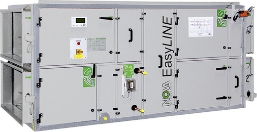 Klimageräte EasyLine decken einen Leistungs­bereich von 2000 bis 6000 m³/h 
ab.
 - © Nova
