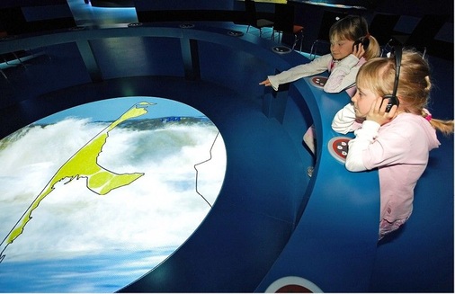 Hier lernen Schulkinder, wie die Insel Sylt entstanden ist.
