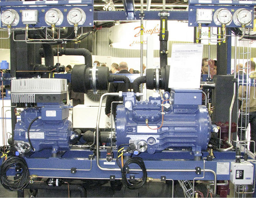 Fischer-Verbundkälteanlage mit CO2 für einen Minimarkt
