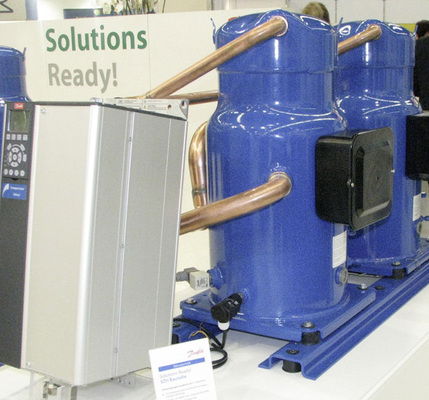 Die Tandemanordnung der DanfossScrollverdichter VZH mit Dauermagnetmotor
