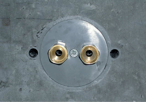 An die Thermische Steckdose können Spitzenlastelemente angeschlossen werden.
