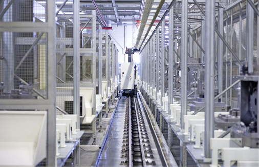 Das Werk in Rottenburg verfügt überhochpräzise Produktionstechnologien.
