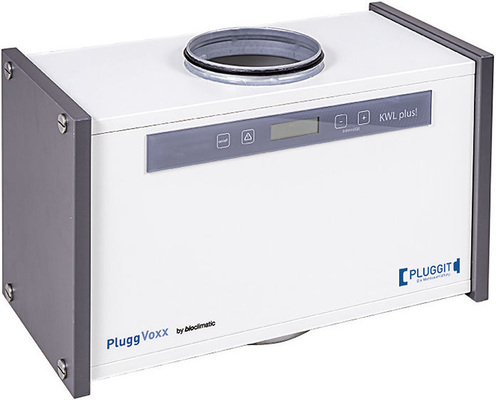 Luftqualität und Betriebsstatus werden im Display des Luftaufbereiters gut 
ablesbar angezeigt.
