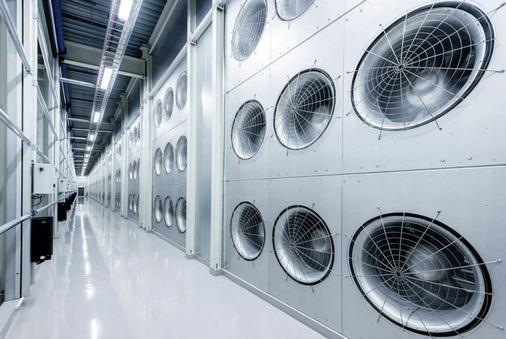 Fanwalls, zuluftseitig in Reihe geschaltet
