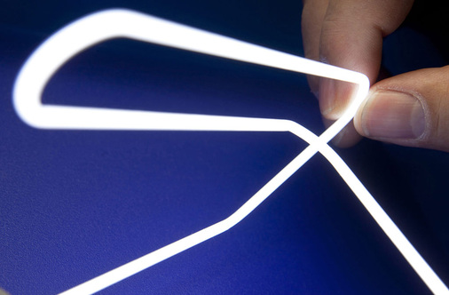 Die e³-Plasmalampen können in nahezu beliebigen Formen produziert werden.
