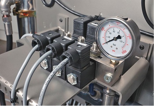 Bild 3 : Magnetventilbaugruppe zur Leistungsregelung
