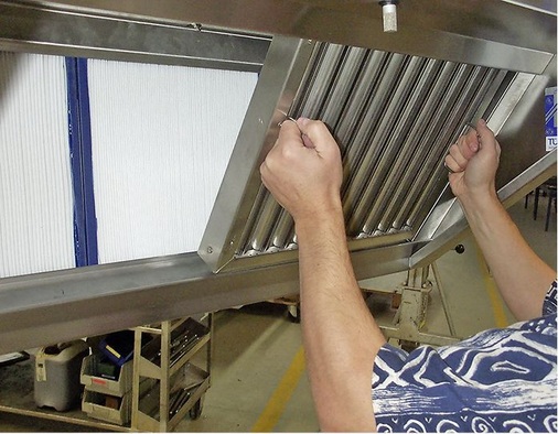 Selbstreinigender Zyklon-Fettabscheider nach Bauart A
