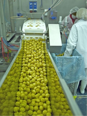 Solo Italia stellt in seinem Produktionswerk Dolcissimo typisch italienische 
Desserts her von konfektioniertem Käse über Tiramisu bis Baba au Rhum.
