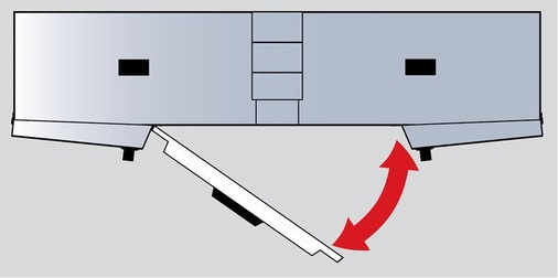 Um strengste Hygieneanforderungen zu erfüllen, kann der Küba DZ production 
dank seiner optional schwenkbaren Ventilatoren schnell und unkompliziert 
gereinigt werden.
