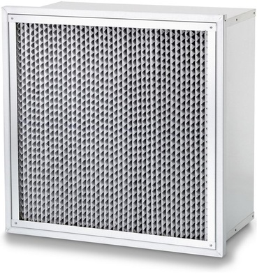 Bild 3: Auch der Kompaktfilter Airopac 3CPM-HF entspricht der Filterklasse 
F7; er fungiert als zweite Filterstufe.
