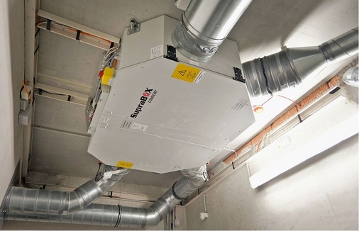 Die SupraBox ist ein energiesparendes Lüftungssystem, das sich für den 
Einsatz in Bürogebäuden, Verkaufsräumen sowie in Hotels und Gaststätten 
eignet.
