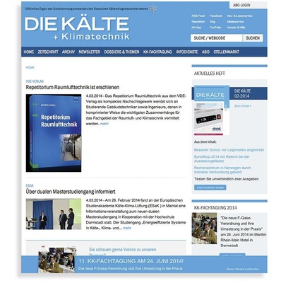Vorsprung durch Wissen die ideale Ergänzung zur monatlichen KK:
Unsere neu gestaltete Homepage
www.diekaelte.de
Es tut sich was, schauen Sie öfter mal rein.
