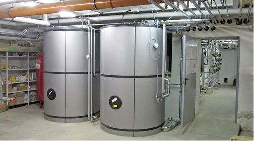 Die isolierten 2,5 m³-Schichtenspeicher
