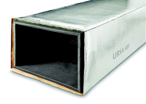 Lüftungskanal und Dämmung werden in einem Arbeitsschritt hergestellt.
