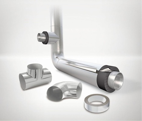 Das vorbeschichtete Dämmsystem lässt sich schneller als eine 
Blechummantelung installieren.
