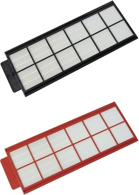 Ein G4-Filter (oben) dient der Reinigung der Zuluft von groben 
Staubpartikeln. Lebt ein Allergiker im Hause, empfiehlt sich die Installation 
eines F7-Filters (unten), der zusätzlich Pollen daran hindert ins 
Gebäudeinnere zu gelangen.
